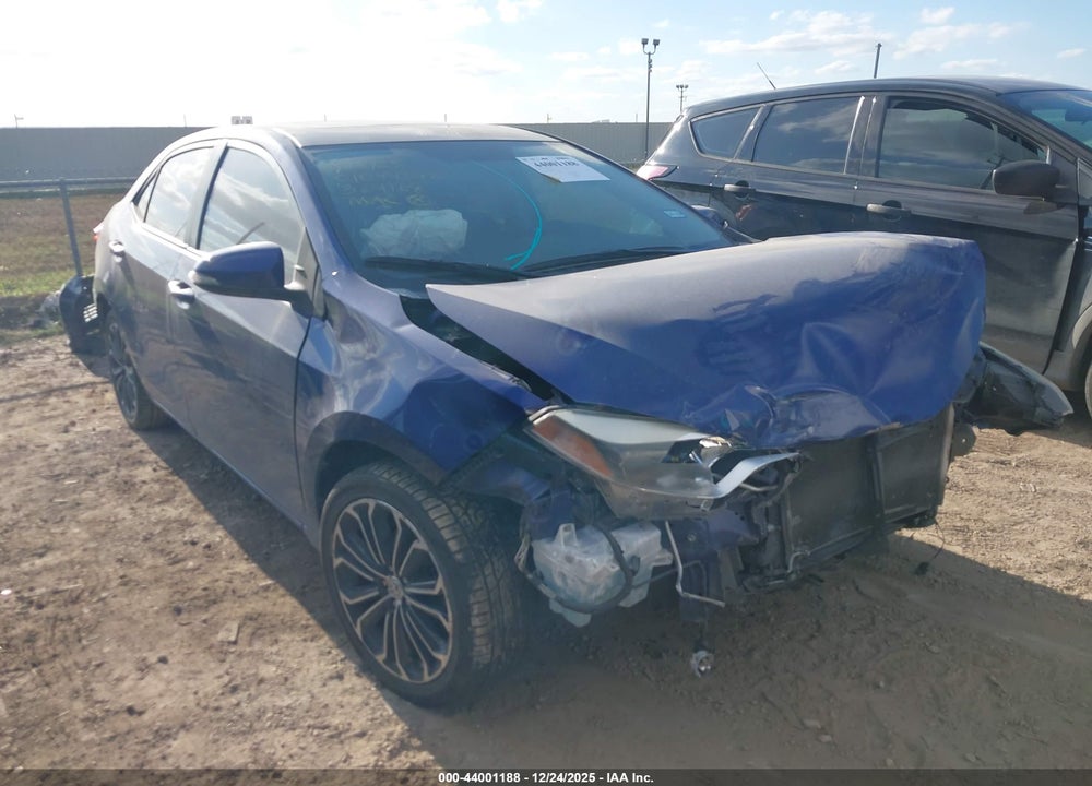 2015 TOYOTA COROLLA S PREMIUM VIN: 5YFBURHE1FP324168