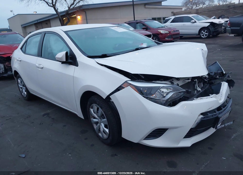 2016 TOYOTA COROLLA LE VIN: 5YFBURHE2GP487199