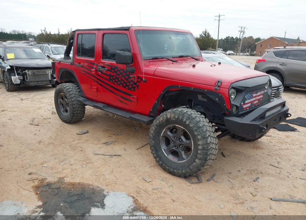 2013 JEEP WRANGLER UNLIMITED SPORT VIN: 1C4BJWDG8DL701535