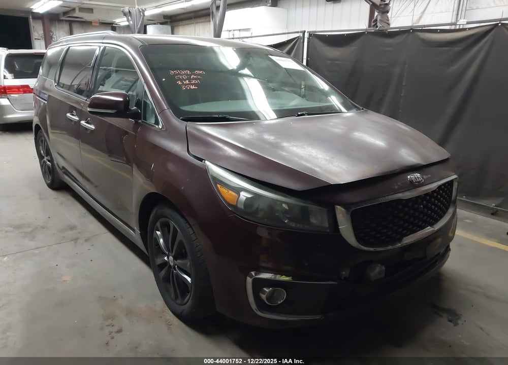 2016 KIA SEDONA SX LUXURY VIN: KNDME5C17G6143586