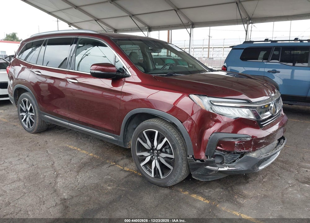 2021 HONDA PILOT AWD ELITE VIN: 5FNYF6H04MB090849