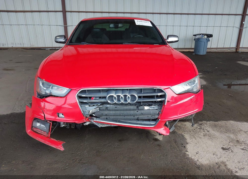 2015 AUDI S5 3.0T PREMIUM PLUS VIN: WAUCGAFR7FA045585
