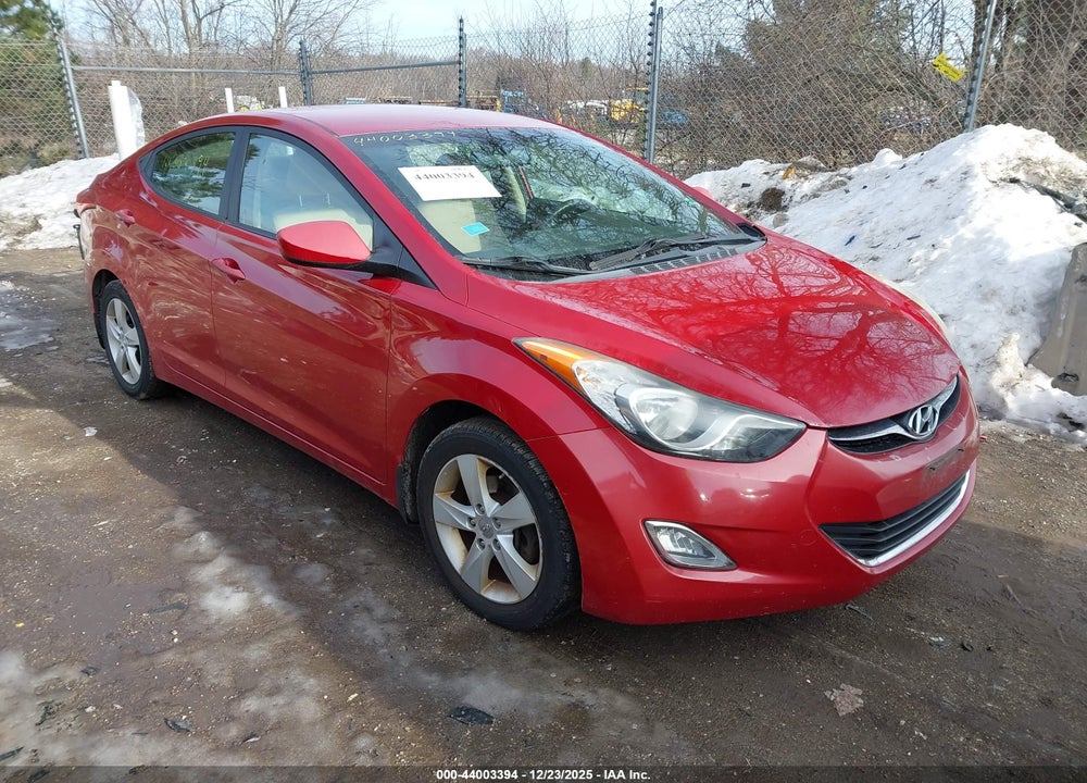 2013 HYUNDAI ELANTRA GLS VIN: KMHDH4AEXDU985381