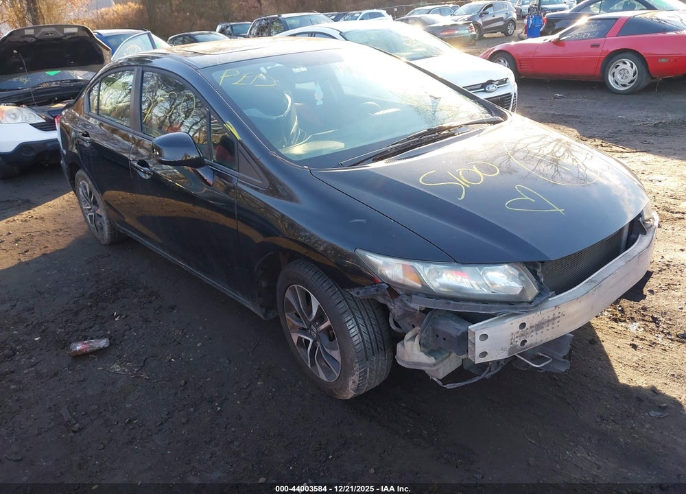 2013 HONDA CIVIC EX VIN: 19XFB2F89DE001531