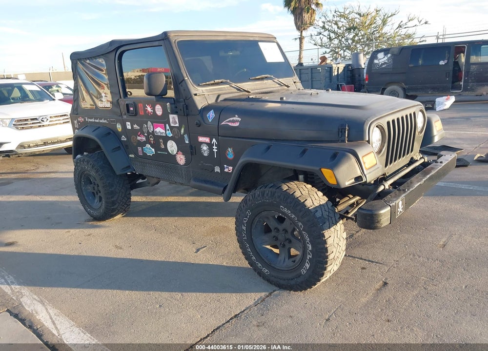 2004 JEEP WRANGLER SPORT VIN: 1J4FA49S24P778312