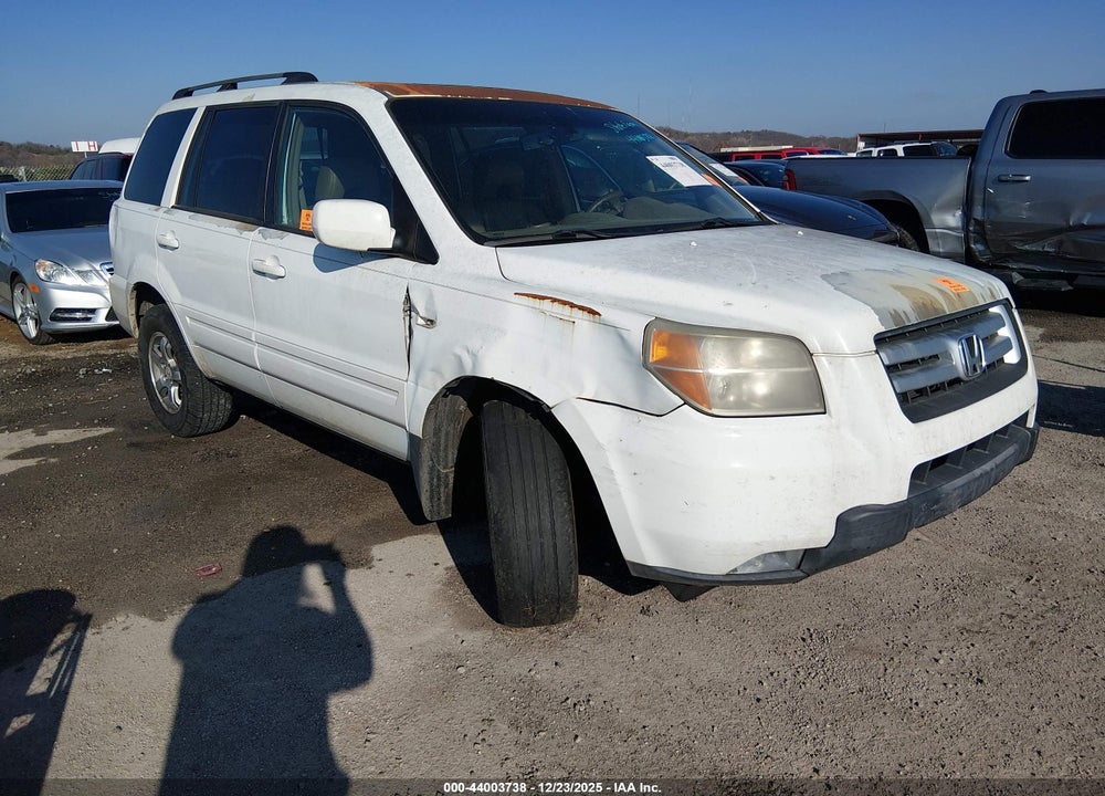 2007 HONDA PILOT EX-L VIN: 5FNYF28537B044289