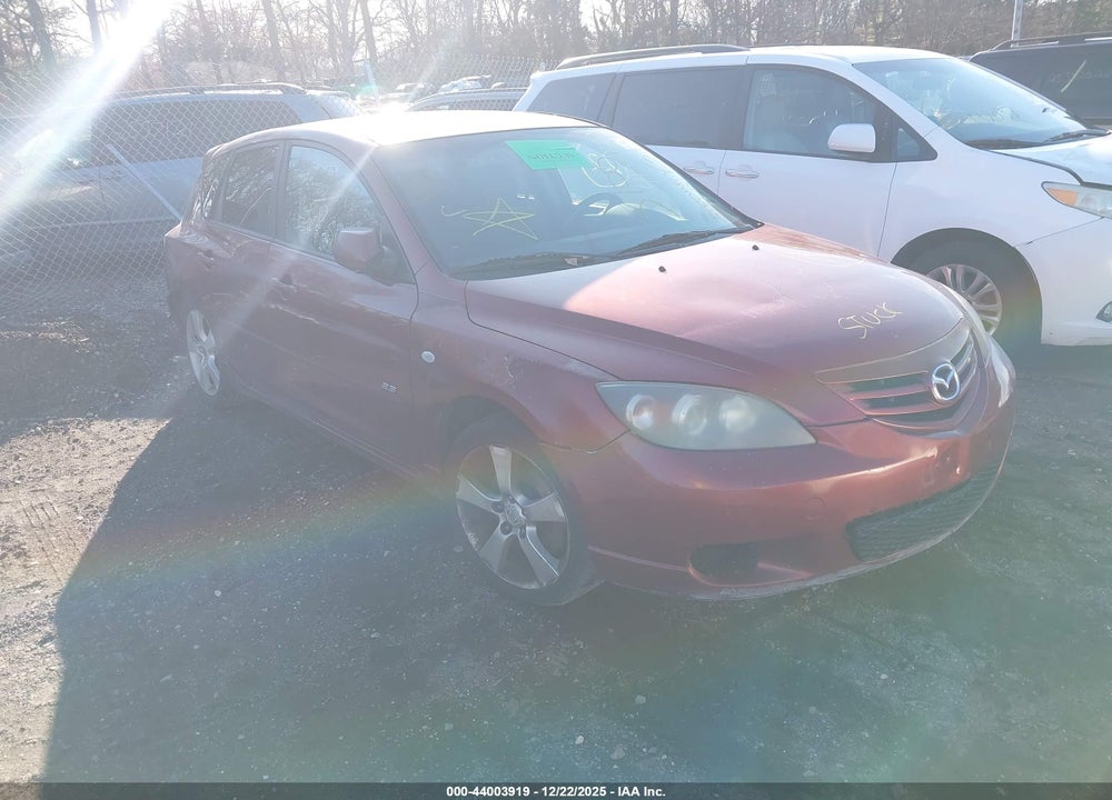 2006 MAZDA 3 S VIN: JM1BK144961519556