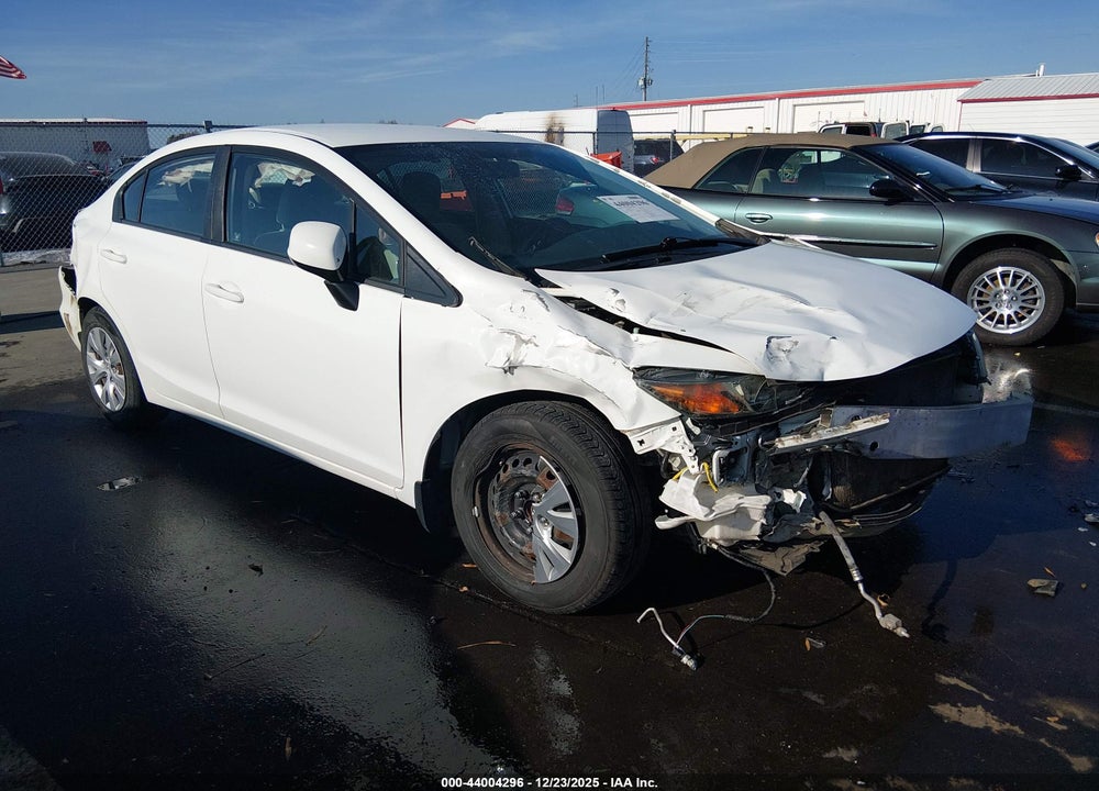 2012 HONDA CIVIC LX VIN: 19XFB2F50CE073948