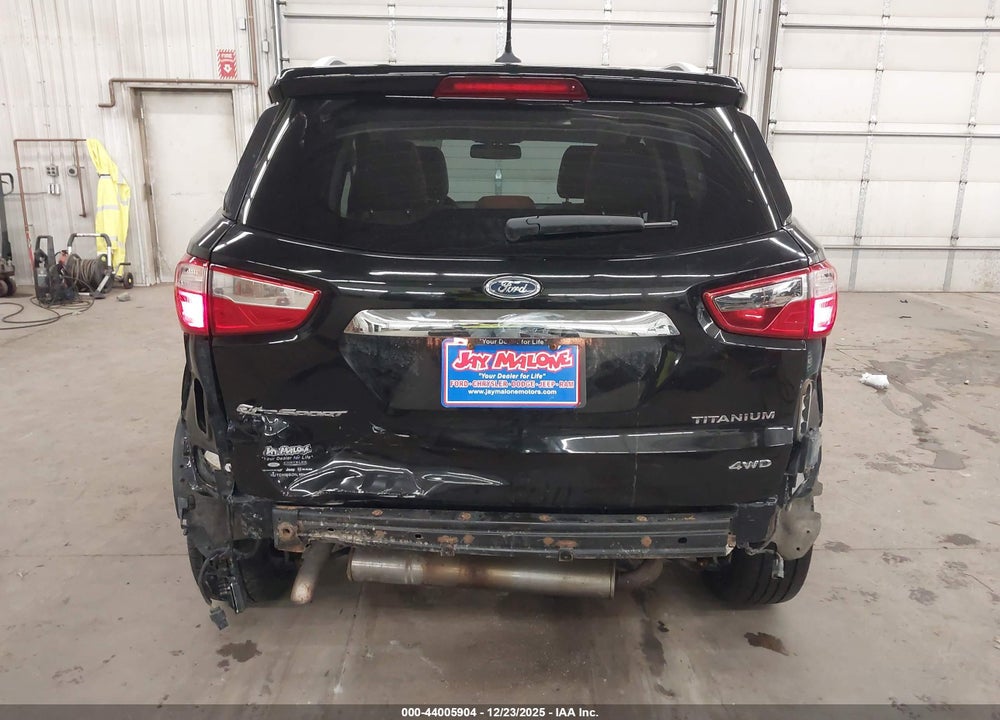 2019 FORD ECOSPORT TITANIUM VIN: MAJ6S3KL9KC296172