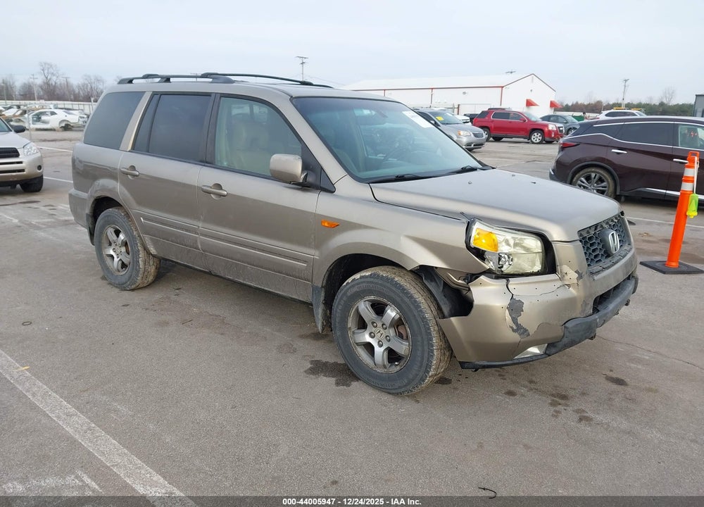 2008 HONDA PILOT EX-L VIN: 5FNYF18698B038825