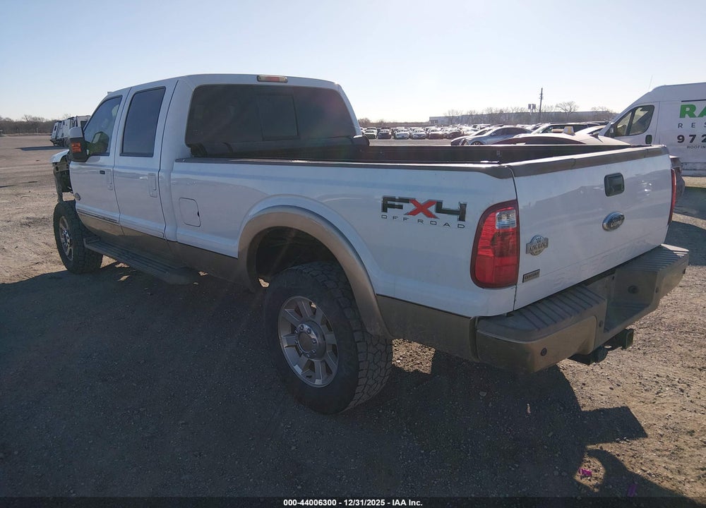 2011 FORD F-350 KING RANCH VIN: 1FT8W3BT5BEB40528