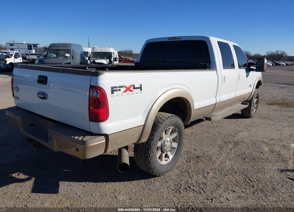 2011 FORD F-350 KING RANCH VIN: 1FT8W3BT5BEB40528