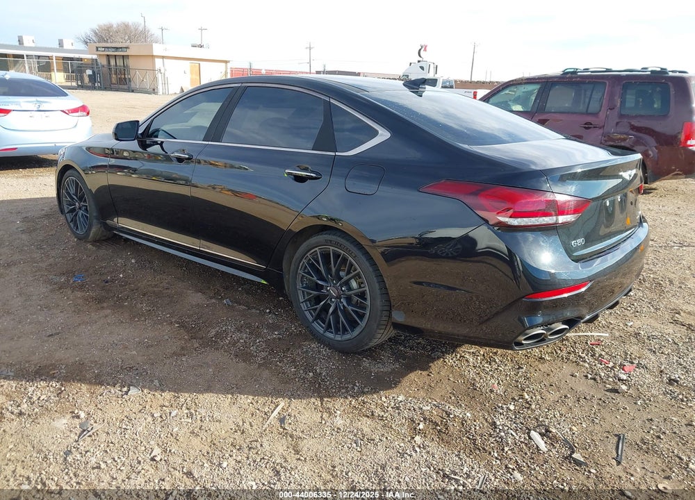 2018 GENESIS G80 3.3T SPORT VIN: KMHGN4JB6JU233457