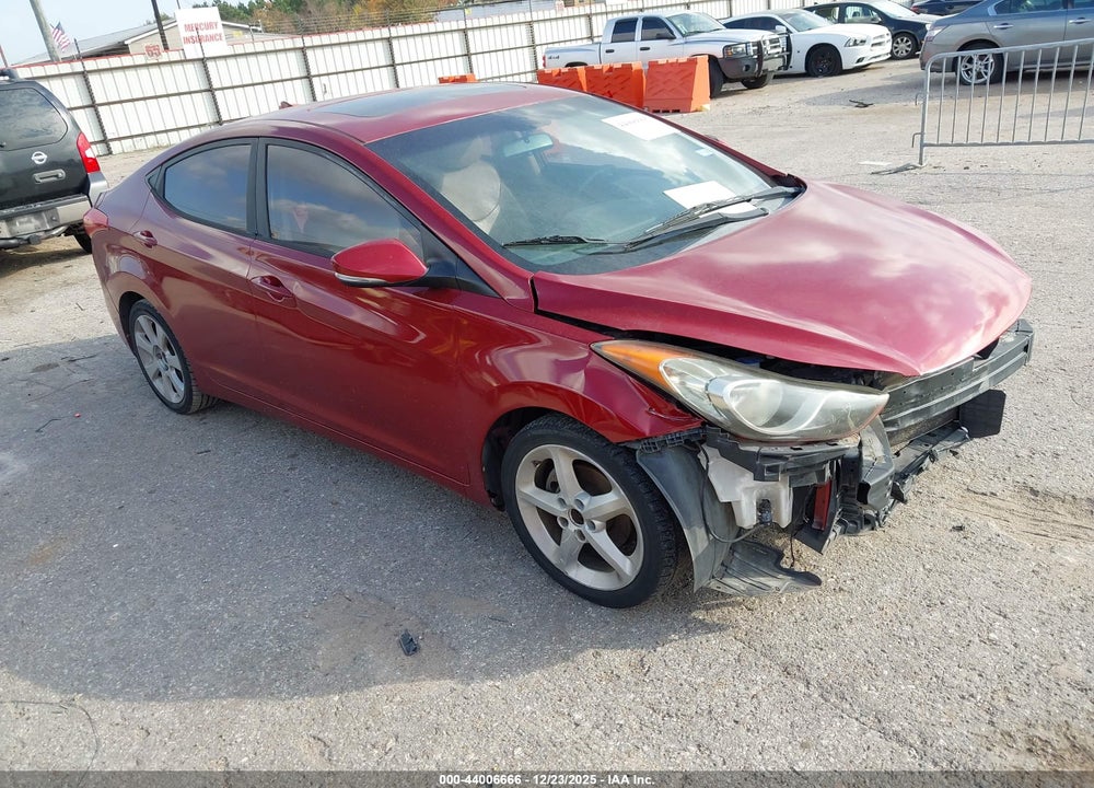 2011 HYUNDAI ELANTRA LIMITED (ULSAN PLANT) VIN: KMHDH4AE9BU156752