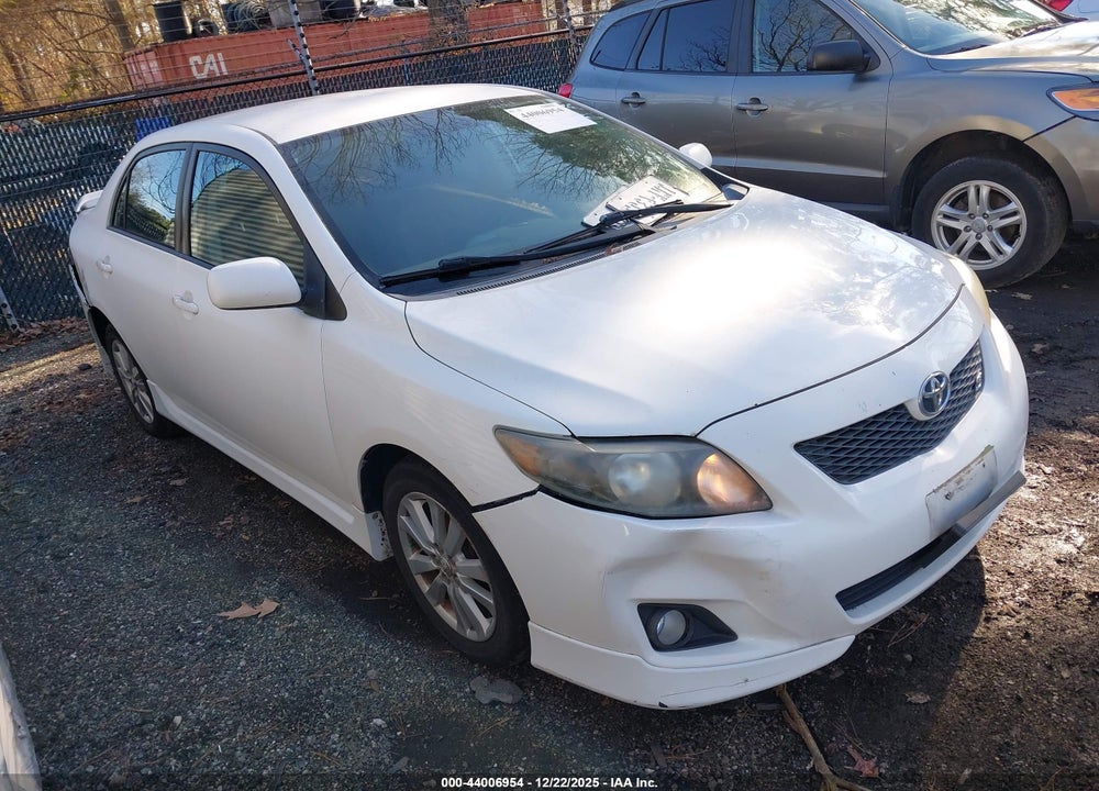 2009 TOYOTA COROLLA S VIN: 2T1BU40E49C072161