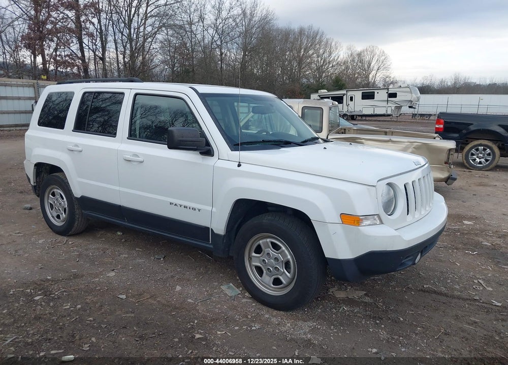 2017 JEEP PATRIOT SPORT FWD VIN: 1C4NJPBAXHD130602