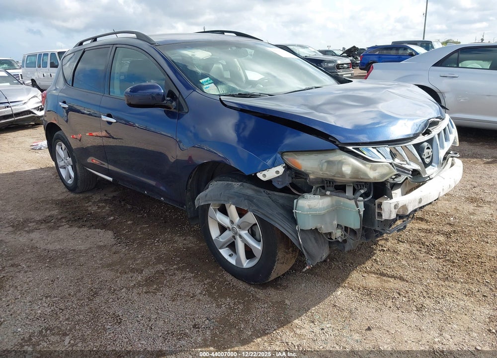 2009 NISSAN MURANO SL VIN: JN8AZ18U79W031123