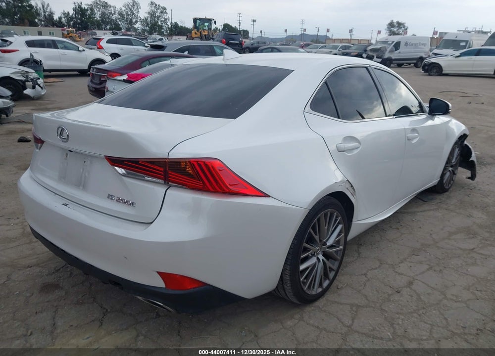 2017 LEXUS IS 200T VIN: JTHBA1D27H5050706