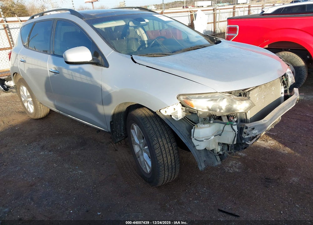 2012 NISSAN MURANO SL VIN: JN8AZ1MU1CW116150