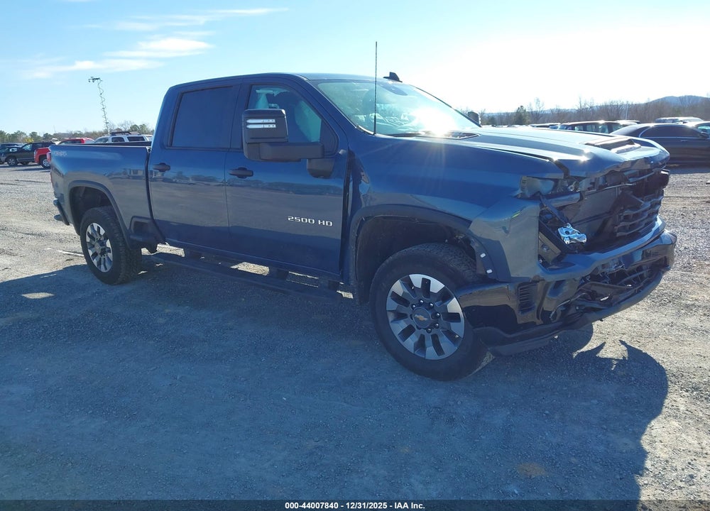 2025 CHEVROLET SILVERADO 2500HD 4WD  STANDARD BED CUSTOM VIN: 2GC4KME76S1224079