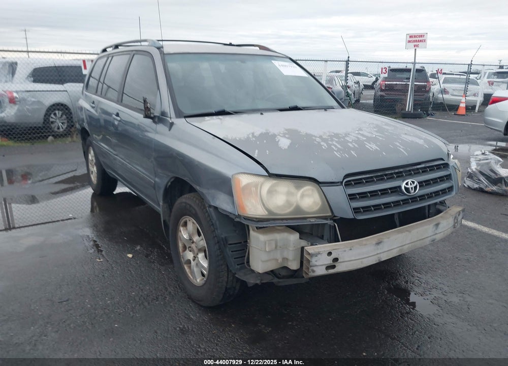 2003 TOYOTA HIGHLANDER V6 VIN: JTEGF21A430117886