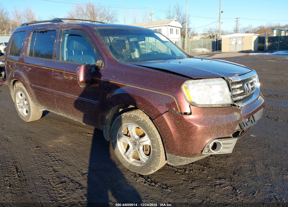 2012 HONDA PILOT EX-L VIN: 5FNYF4H56CB051016