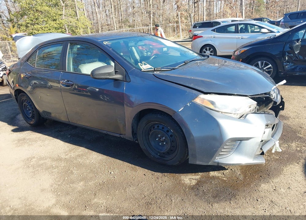 2016 TOYOTA COROLLA LE VIN: 2T1BURHE1GC601578