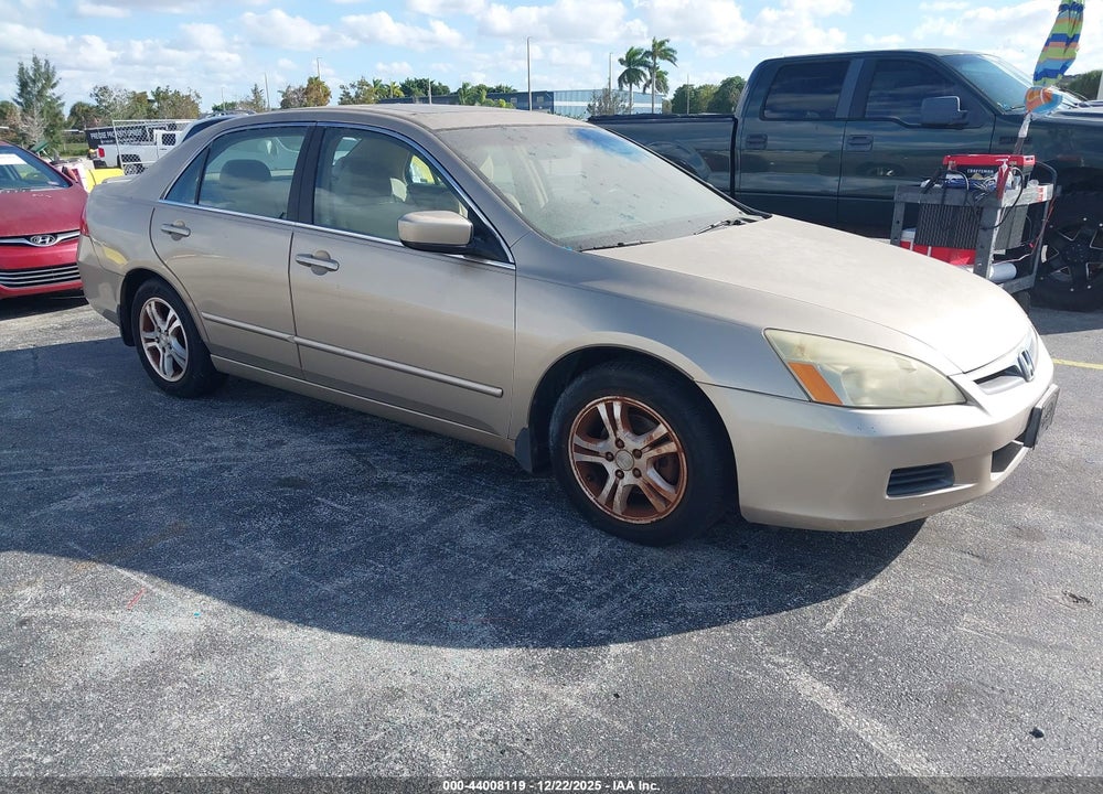 2007 HONDA ACCORD 2.4 EX VIN: 1HGCM56787A093522