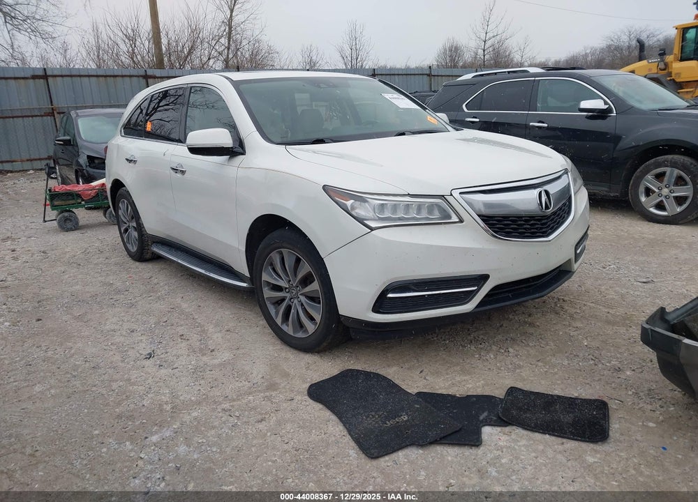 2015 ACURA MDX TECHNOLOGY PACKAGE VIN: 5FRYD4H47FB006876