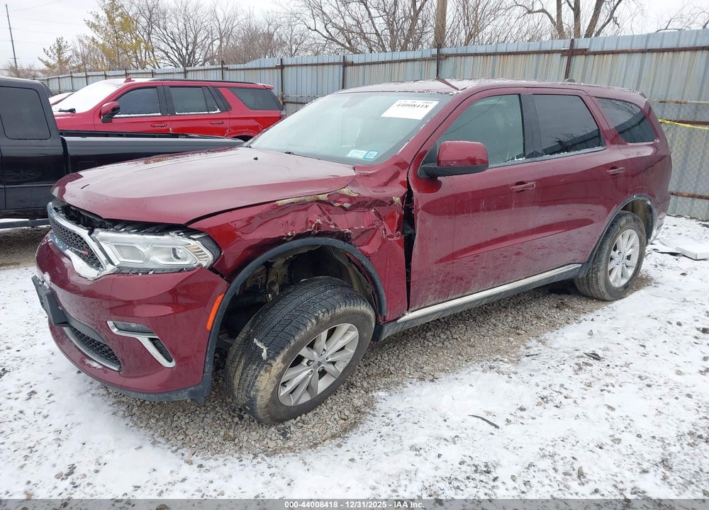 2021 DODGE DURANGO SXT AWD VIN: 1C4RDJAG2MC576254