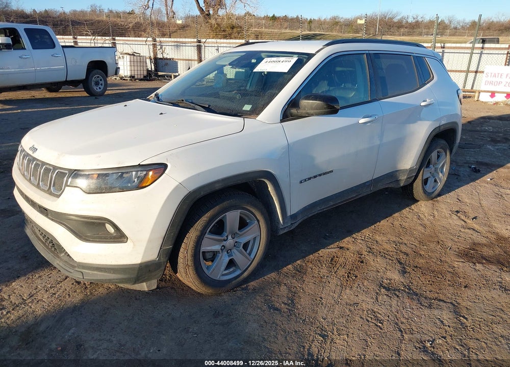 2022 JEEP COMPASS LATITUDE 4X4 VIN: 3C4NJDBB8NT216391