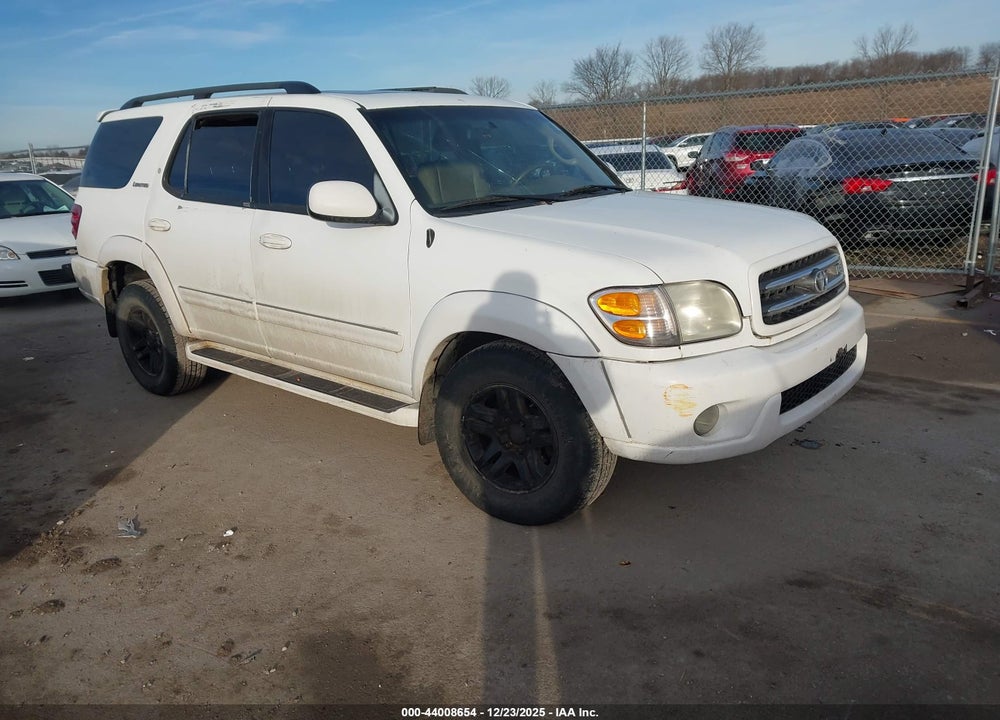 2003 TOYOTA SEQUOIA LIMITED V8 VIN: 5TDBT48A23S186503