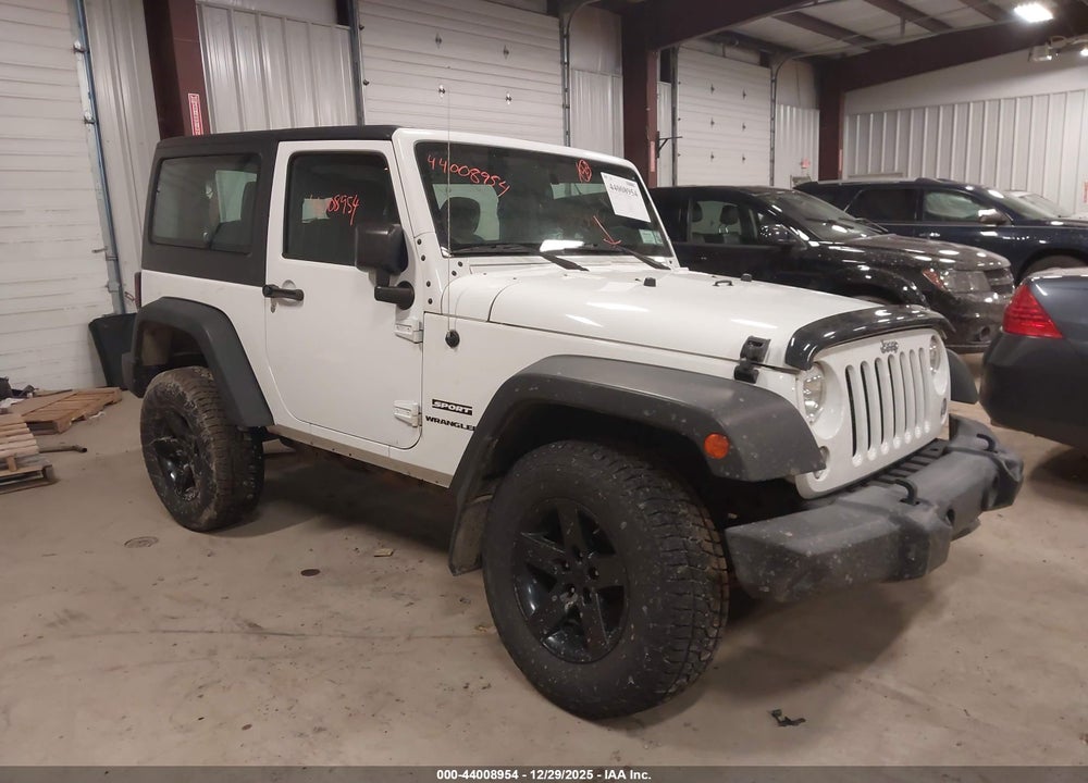 2016 JEEP WRANGLER SPORT VIN: 1C4AJWAG9GL335458