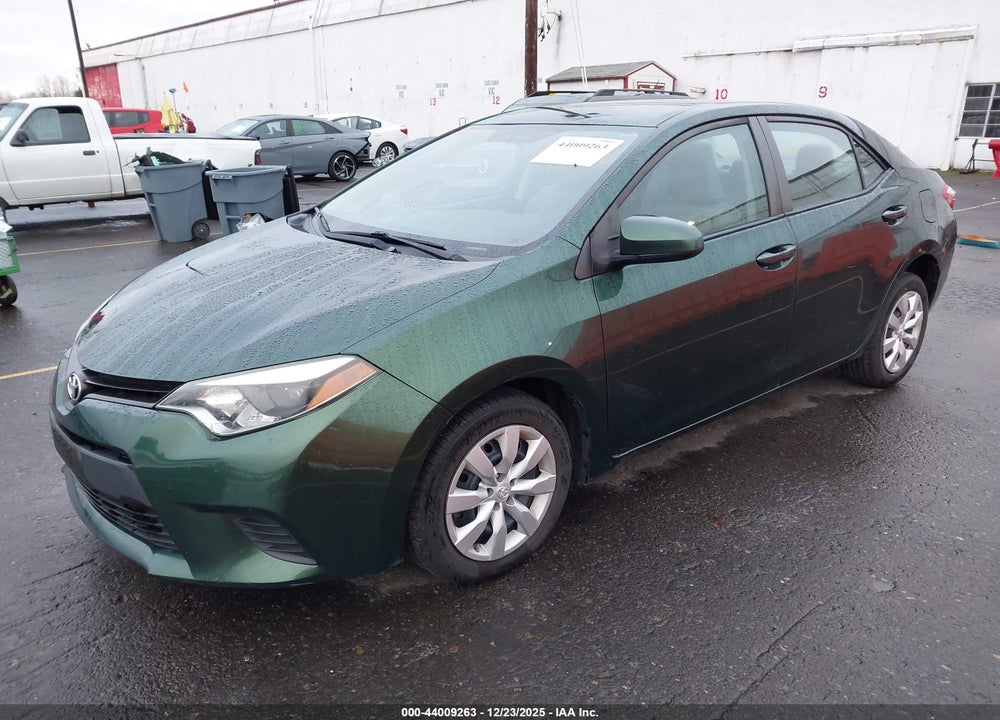 2014 TOYOTA COROLLA LE VIN: 5YFBURHE4EP163250