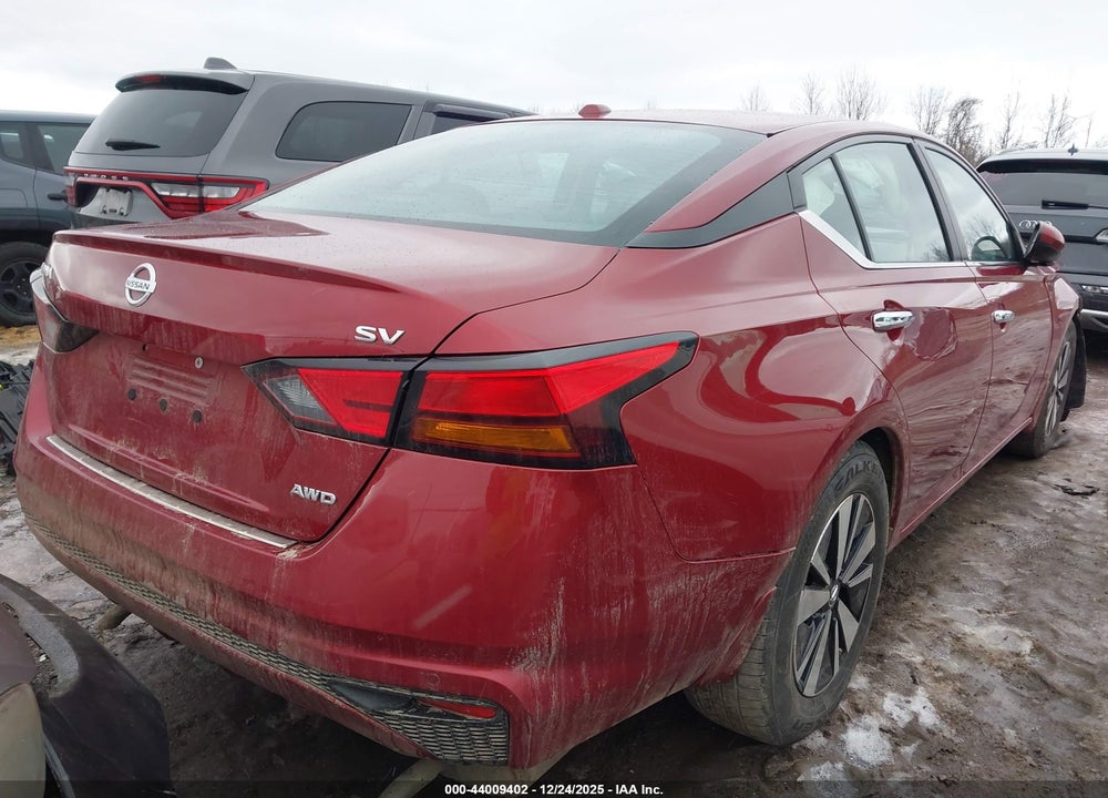2021 NISSAN ALTIMA SV INTELLIGENT AWD VIN: 1N4BL4DW9MN326903