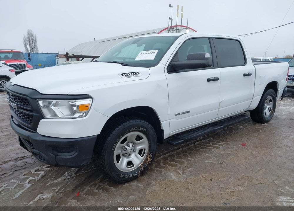 2019 RAM 1500 TRADESMAN  4X4 5'7 BOX VIN: 1C6SRFGT7KN658722