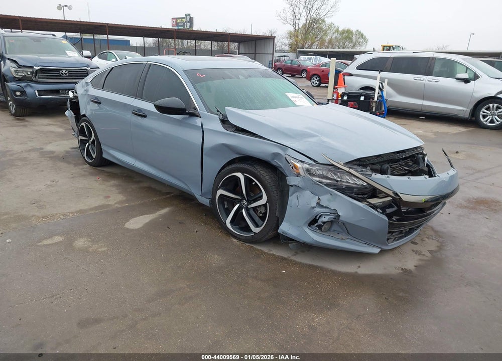 2022 HONDA ACCORD SPORT 2.0T VIN: 1HGCV2F3XNA023686
