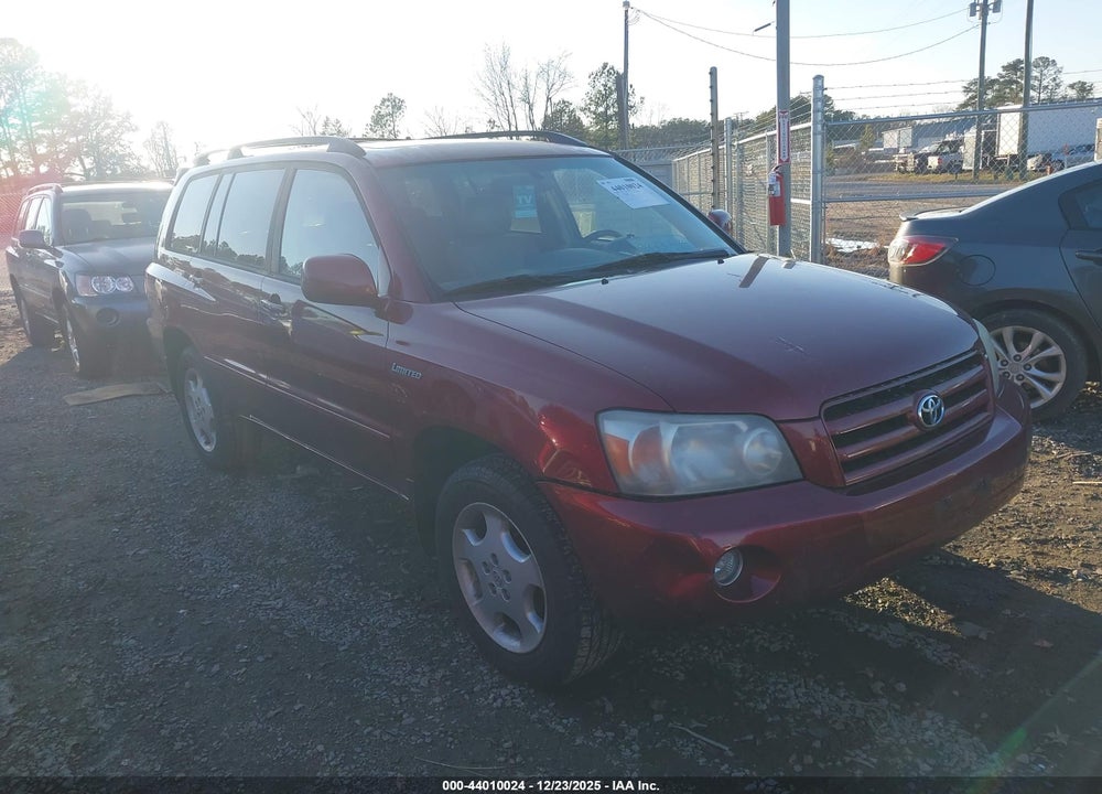 2004 TOYOTA HIGHLANDER LIMITED V6 VIN: JTEEP21A440059946