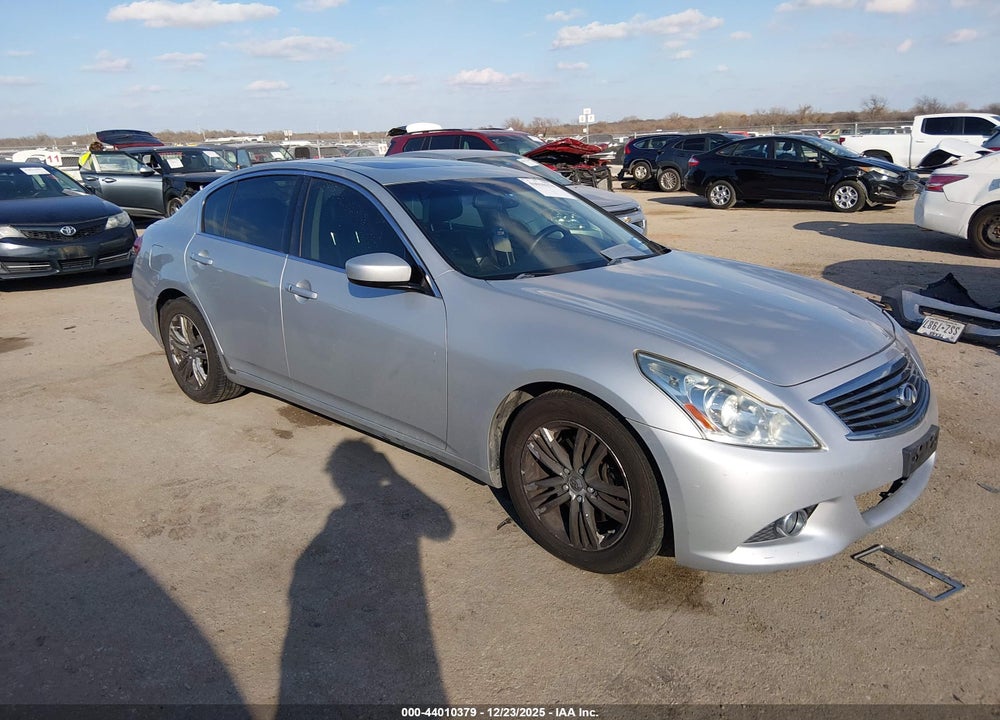2012 INFINITI G25 JOURNEY VIN: JN1DV6AP1CM812697