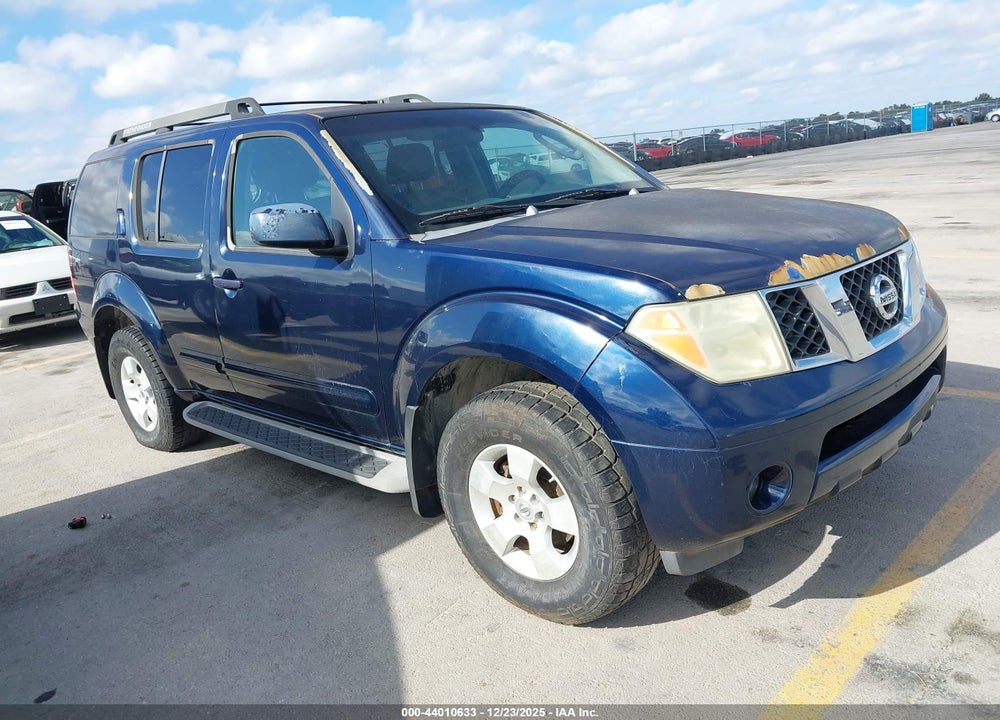 2006 NISSAN PATHFINDER SE VIN: 5N1AR18WX6C628837