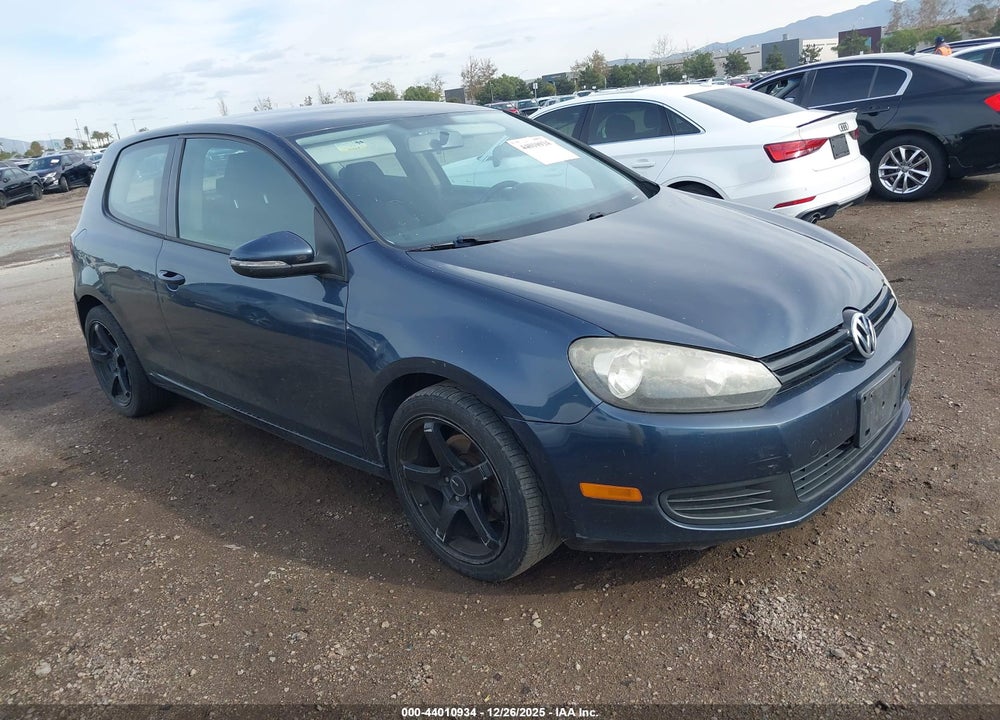 2012 VOLKSWAGEN GOLF 2.5L 2-DOOR VIN: WVWAB7AJ4CW145185