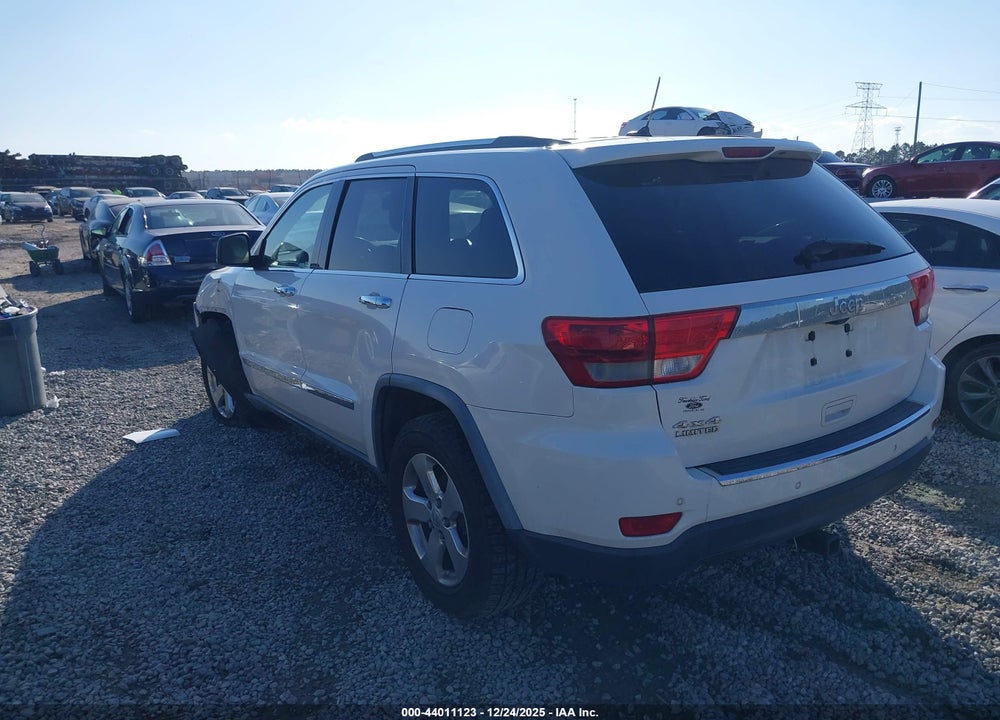 2011 JEEP GRAND CHEROKEE LIMITED VIN: 1J4RR5GG2BC714480