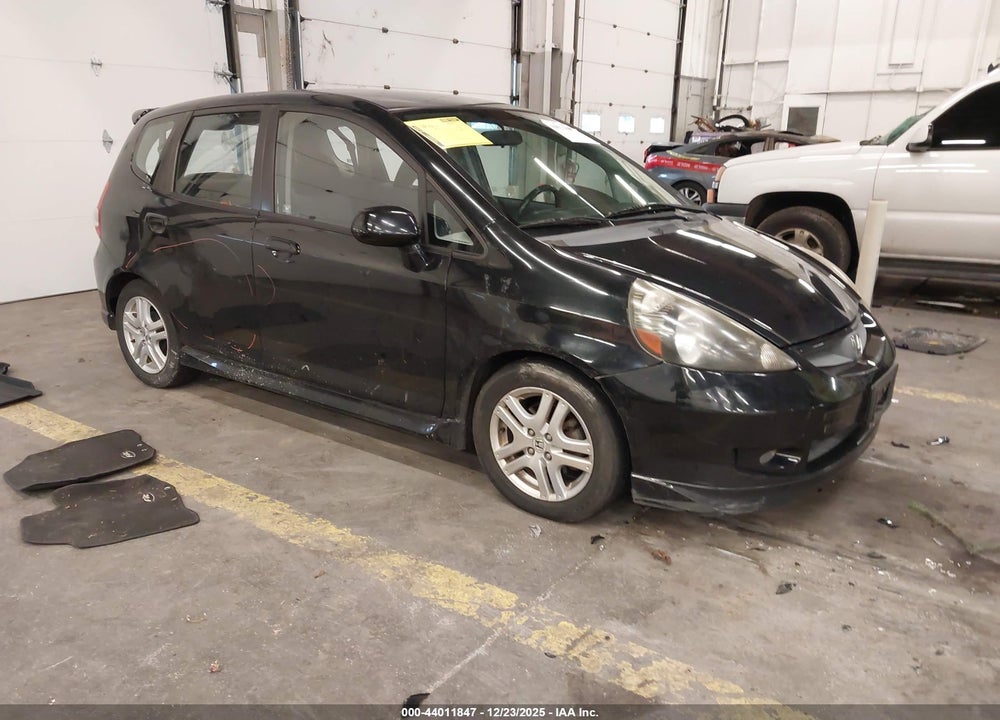 2007 HONDA FIT SPORT VIN: JHMGD38617S062646