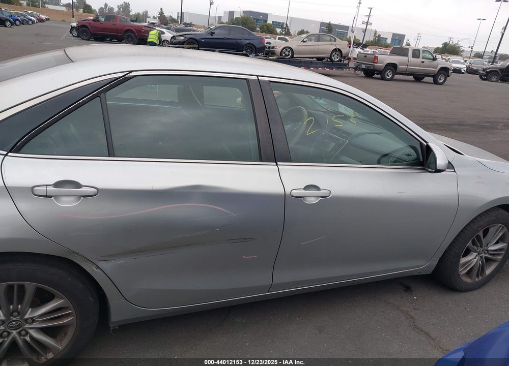 2015 TOYOTA CAMRY SE VIN: 4T1BF1FKXFU496234