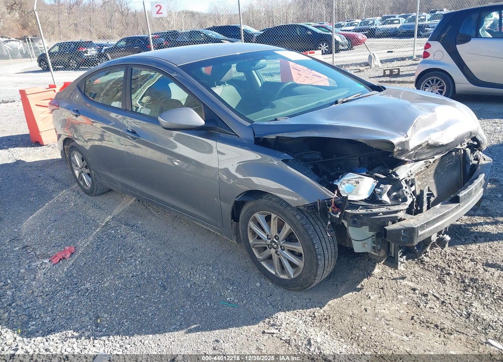 2014 HYUNDAI ELANTRA SE VIN: 5NPDH4AE4EH457691