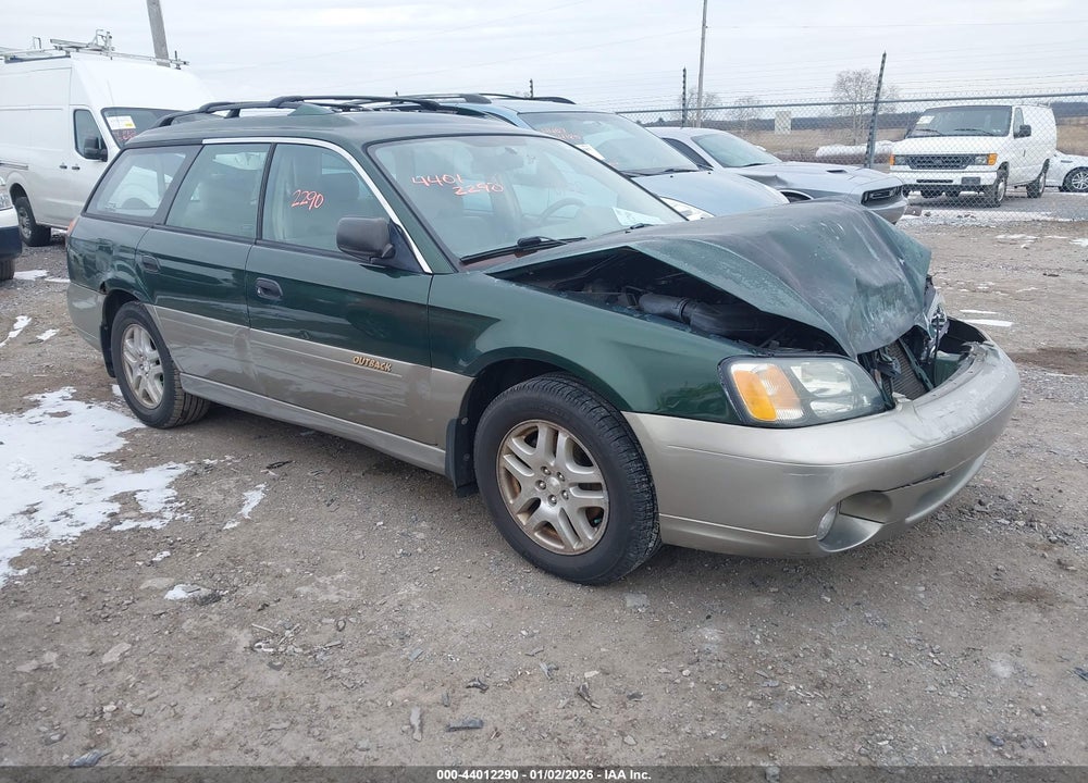 2002 SUBARU OUTBACK VIN: 4S3BH675527662687