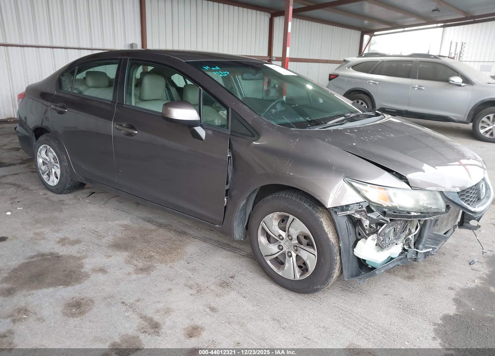 2013 HONDA CIVIC LX VIN: 19XFB2F58DE203282