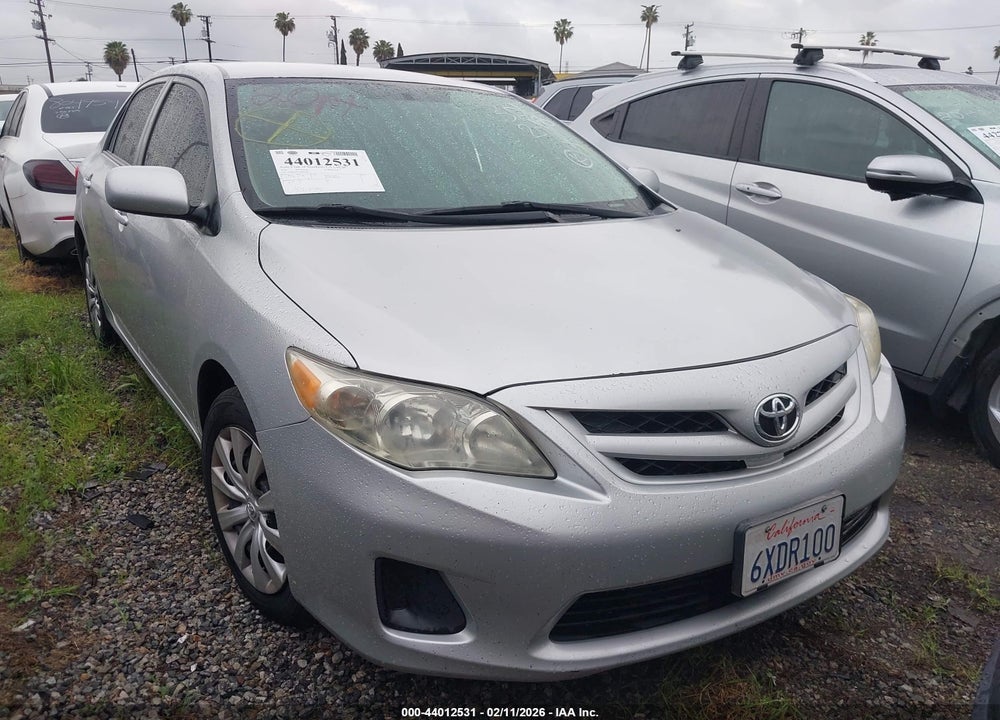 2012 TOYOTA COROLLA LE VIN: 5YFBU4EE4CP073701