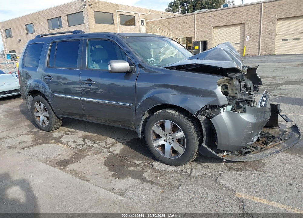 2012 HONDA PILOT TOURING VIN: 5FNYF3H9XCB027069