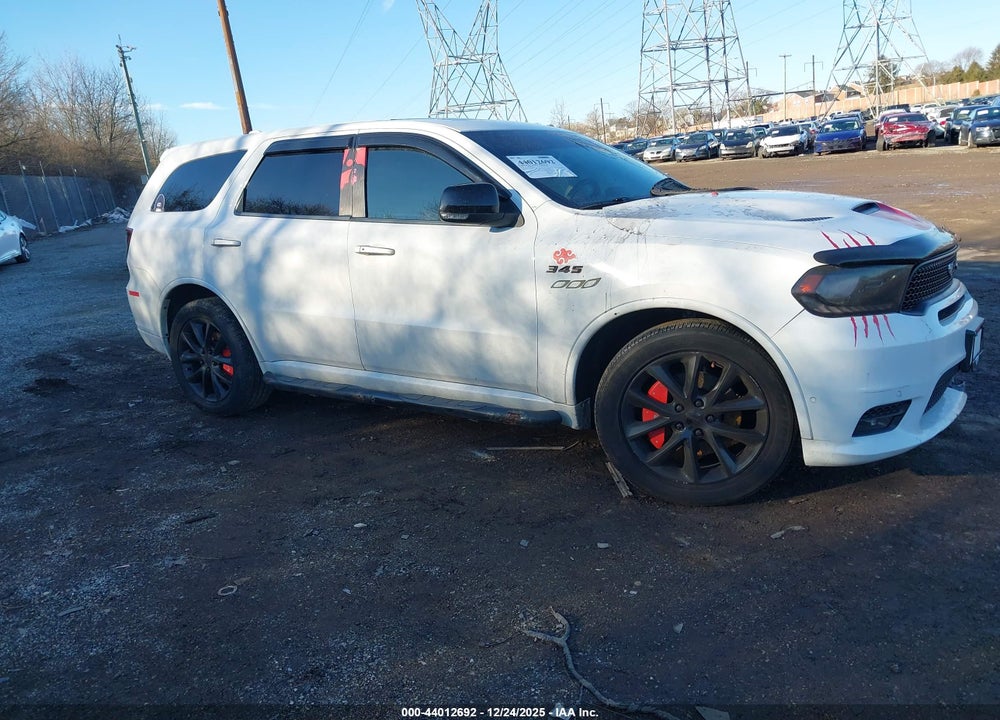 2018 DODGE DURANGO R/T AWD VIN: 1C4SDJCT2JC312152